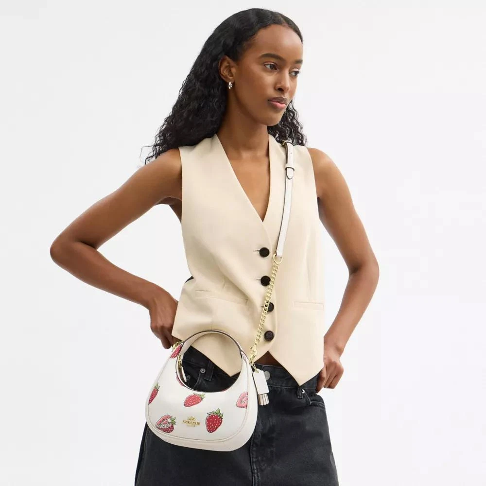 Coach Carmen Mini Crossbody Bag With Strawberry Print 3
