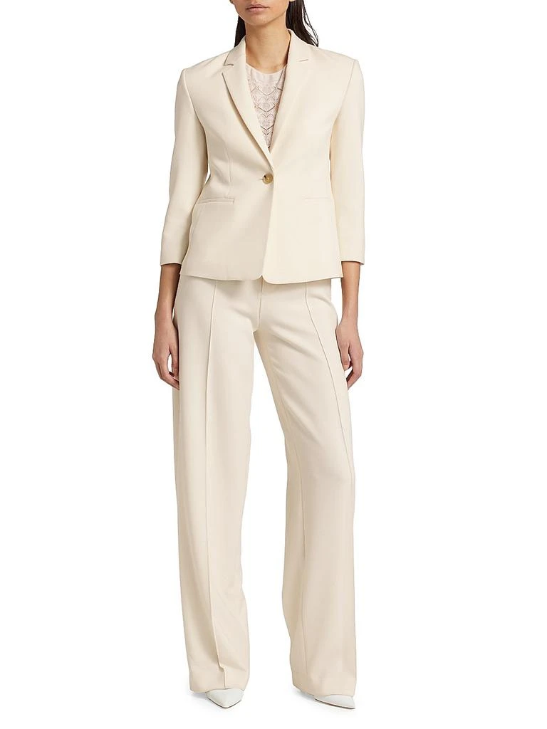 Vince Crepe Single-Breasted Blazer 2