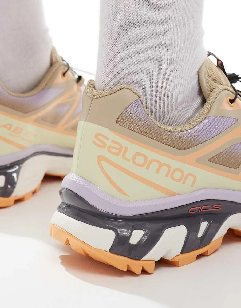 Salomon Salomon XT-6 Skyline trainers in white pepper 3