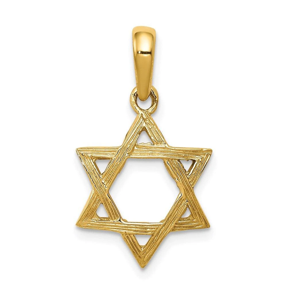 Diamond2Deal 14k Yellow Gold Star of David Pendant from Premium Outlets