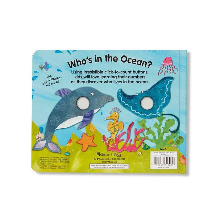 Melissa & Doug Poke A Dot Who's in the Ocean - Ages 3+ 4