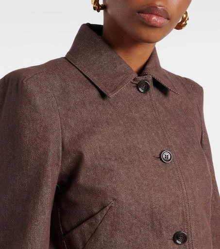 Max Mara Carpa cropped cotton jacket 4