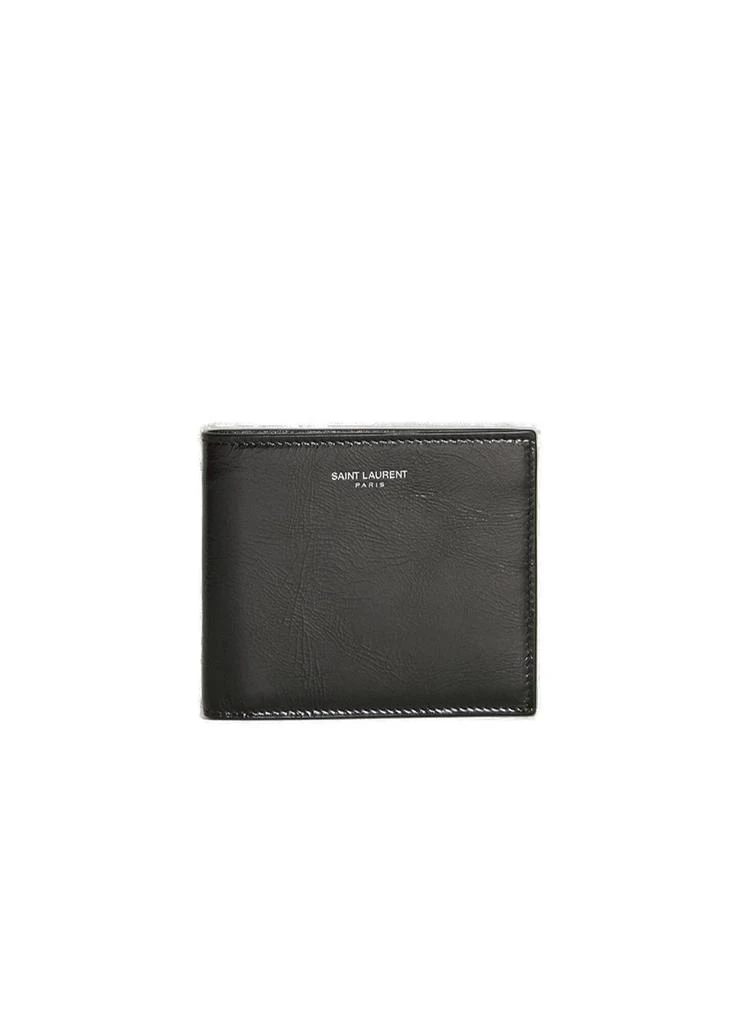 Yves Saint Laurent Saint Laurent Logo Detailed Bi-Fold Wallet 1