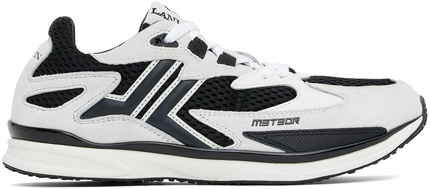 Lanvin Black & White Meteor Sneakers