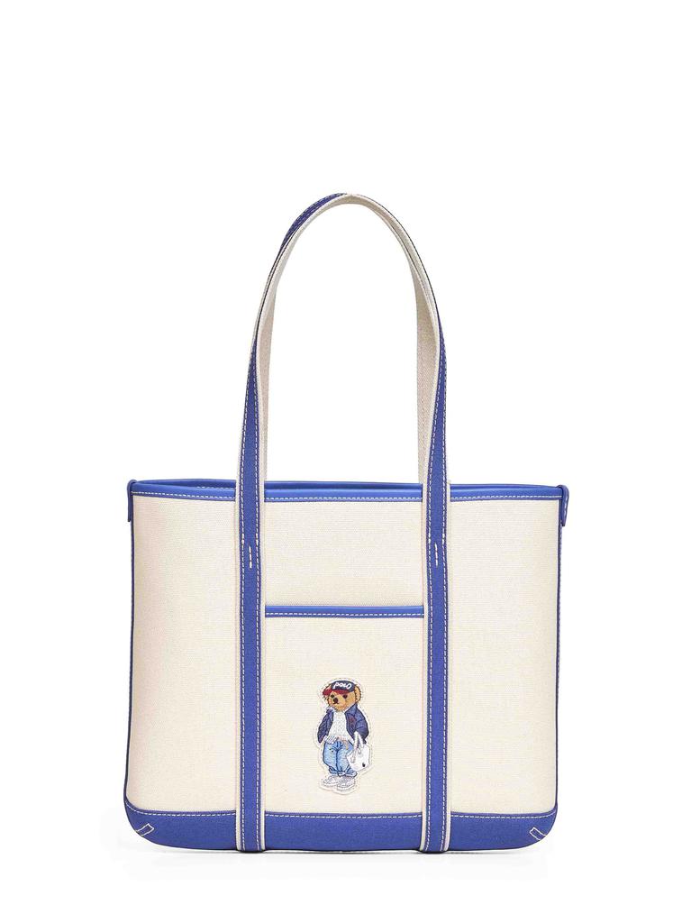 Ralph Lauren POLO RALPH LAUREN | Ecru Polo Bear small shopper tote | Women | PZ
