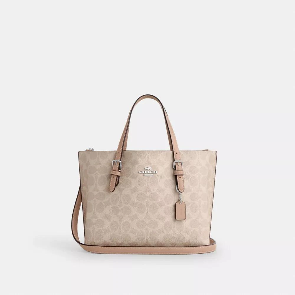 Coach Mollie Tote Bag 25 In Signature Canvas 1