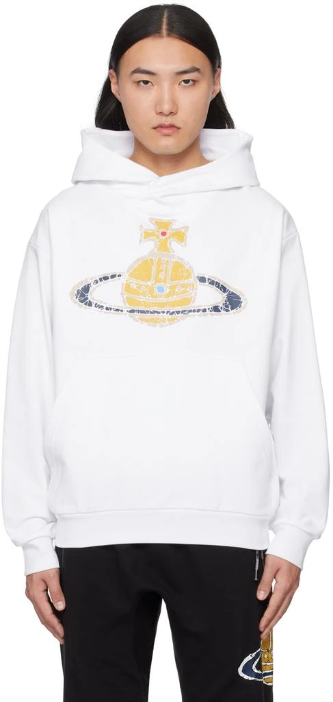 Vivienne Westwood White Time Machine Hoodie 1