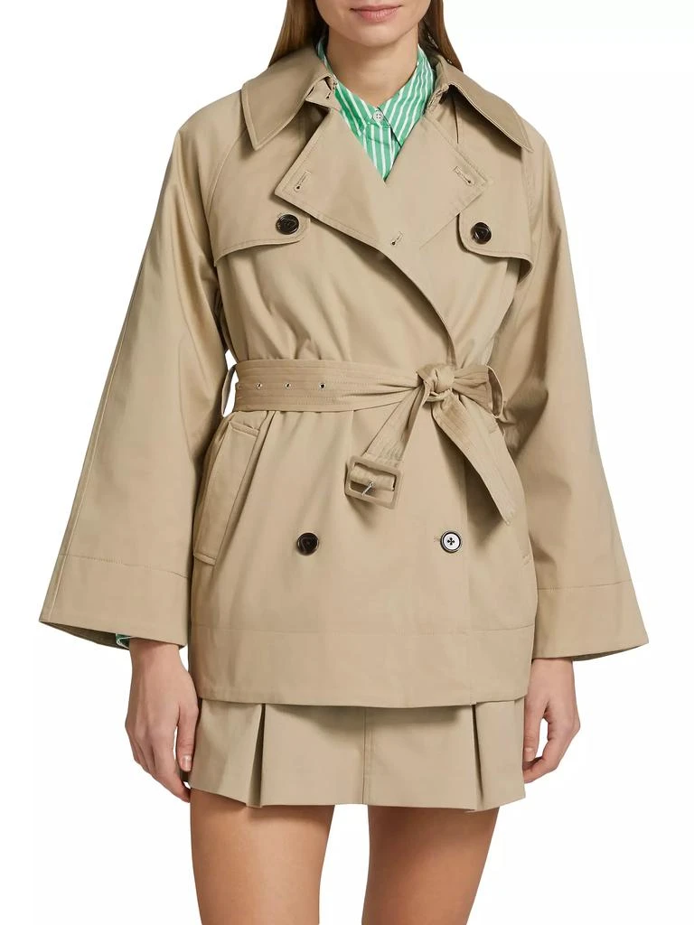 Rails Lucien Cotton Gabardine Belted Trench Jacket 3