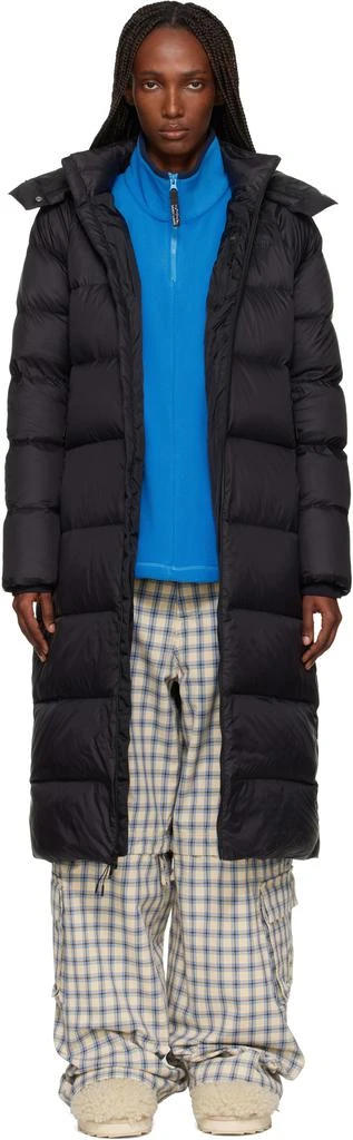 The North Face Black City Long Hooded Down Jacket