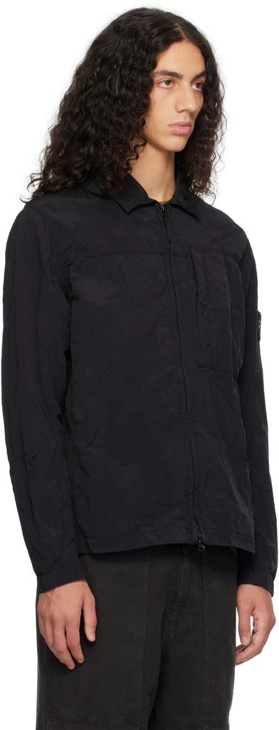 Stone Island Black 11819 Nylon Metal ECONYL Overshirt 2