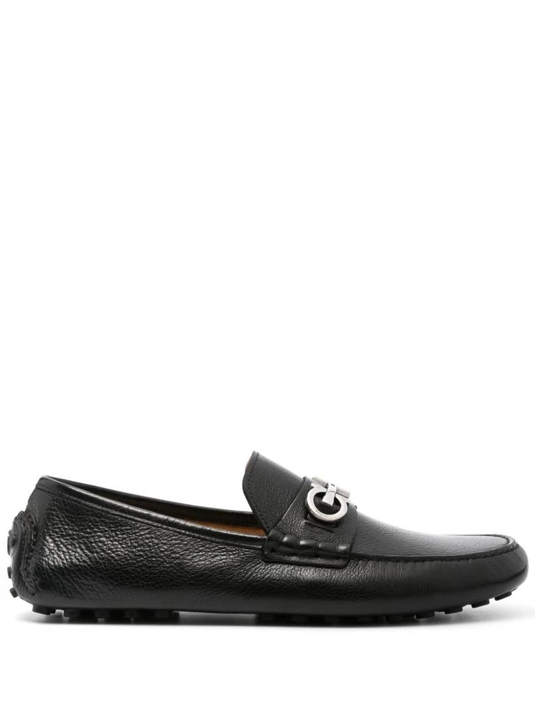 Salvatore Ferragamo LEATHER AND RUBBER SANDALS 1