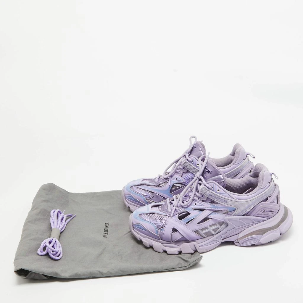 Balenciaga Balenciaga Purple Leather and Mesh Track 2 Sneakers Size 41 9