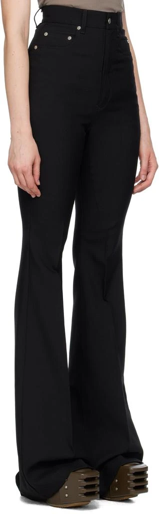 Rick Owens Black Concordians Bolan Bootcut Trousers 2