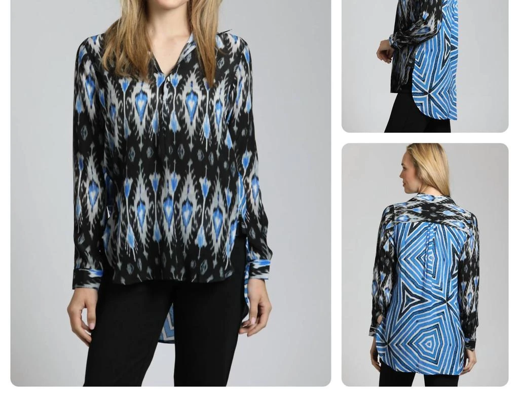 APNY Apny - Abstract Print Blouse 2
