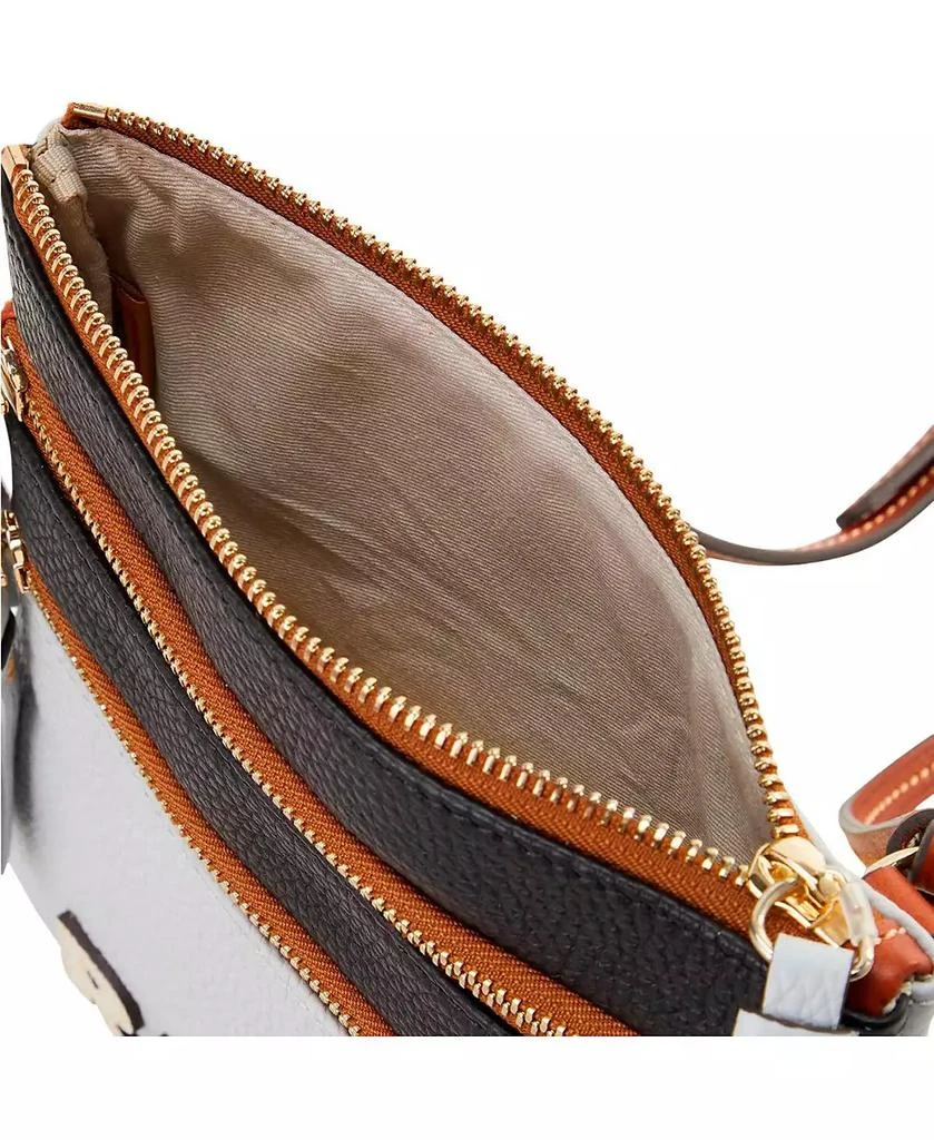 Dooney & Bourke Las Vegas Raiders Infield Triple Zip Crossbody Purse 2