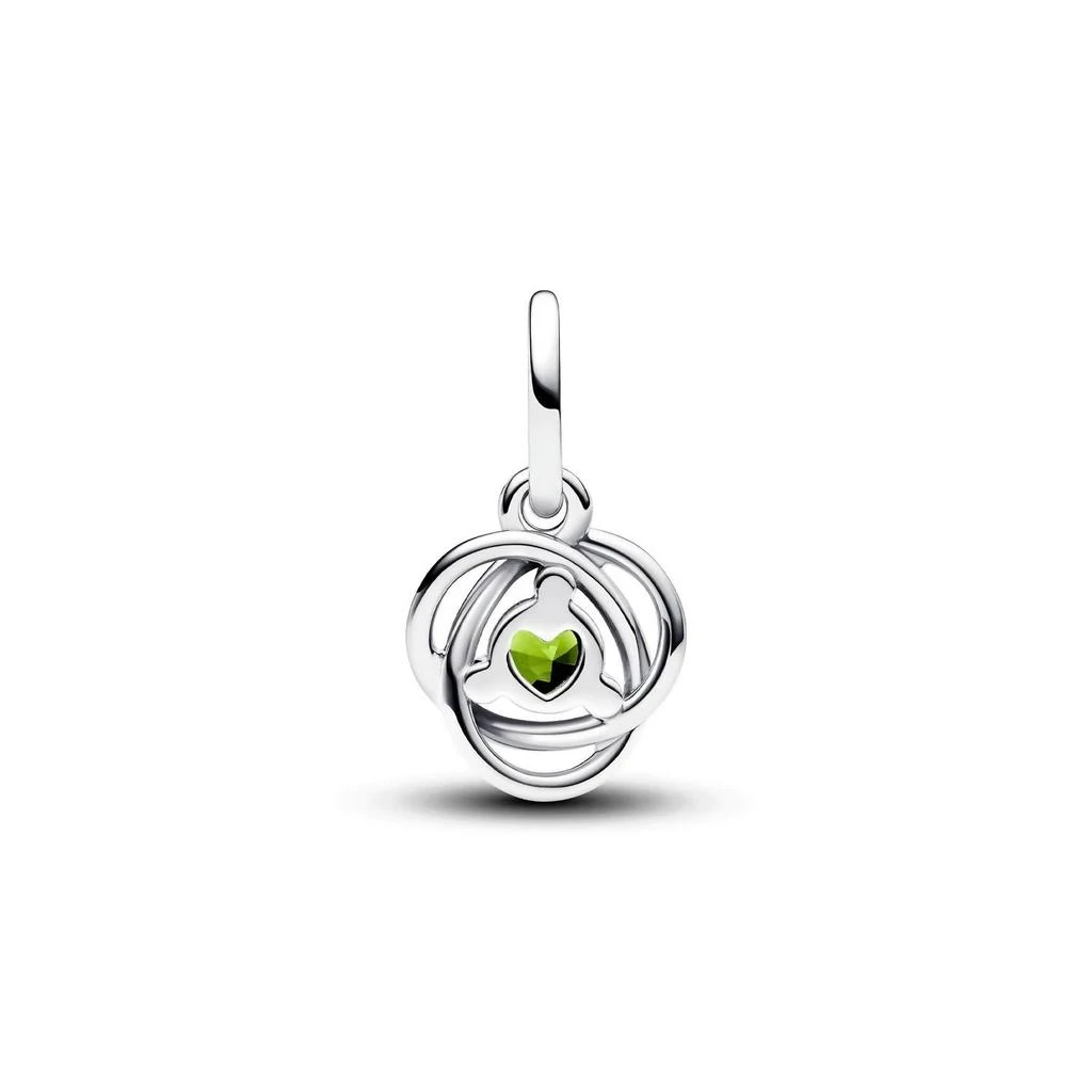 PANDORA Women
s Eternity Circle Dangle Charm In Spring Green
