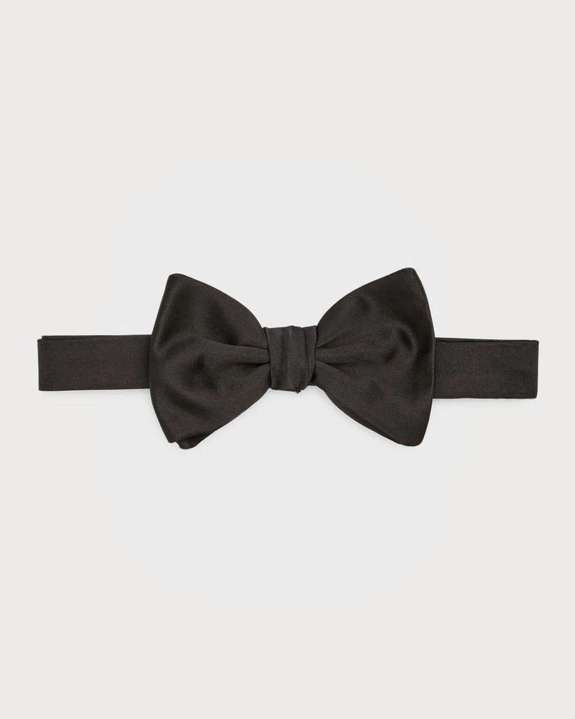 Emporio Armani Men's Solid Silk Pre-Tied Bow Tie 1