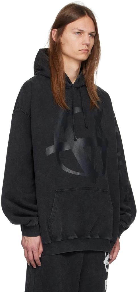 Vetements Black Double Anarchy Hoodie 2