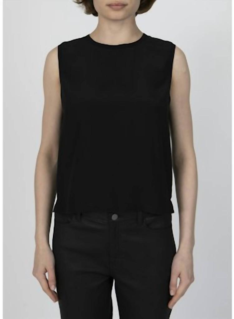 ATM Atm - Silk Crew Neck Muscle Top