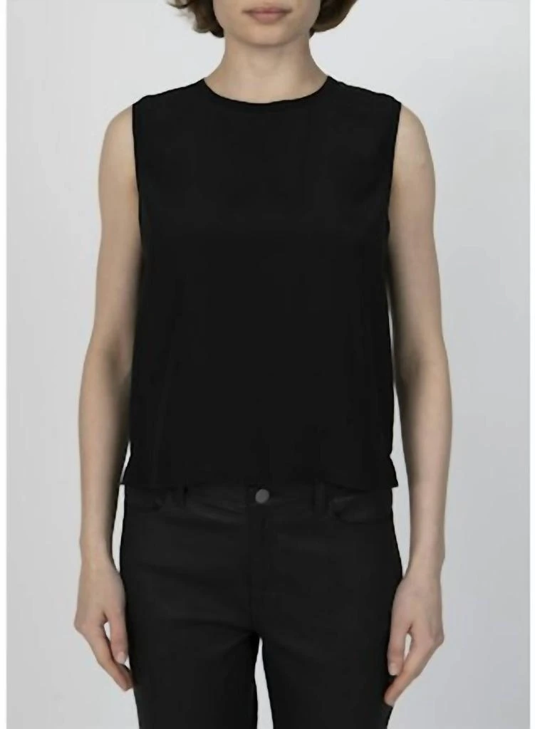 ATM Atm - Silk Crew Neck Muscle Top 2