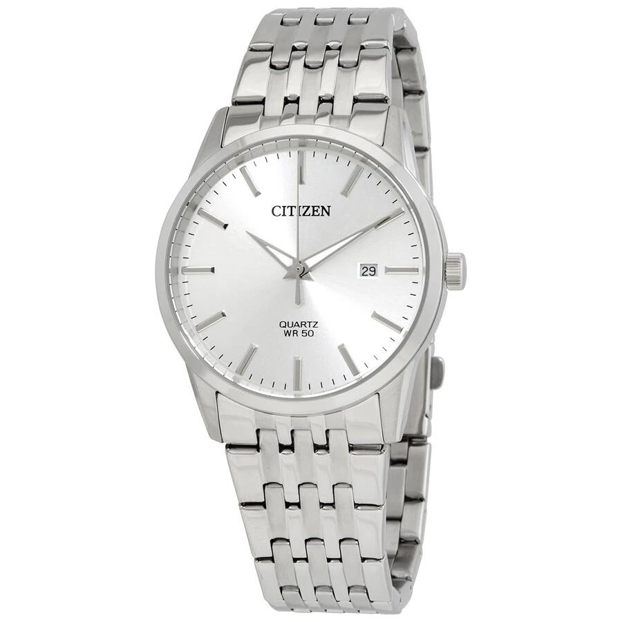 Citizen Quartz Silver Dial Stainless Steel Men
s Watch BI5000-87A