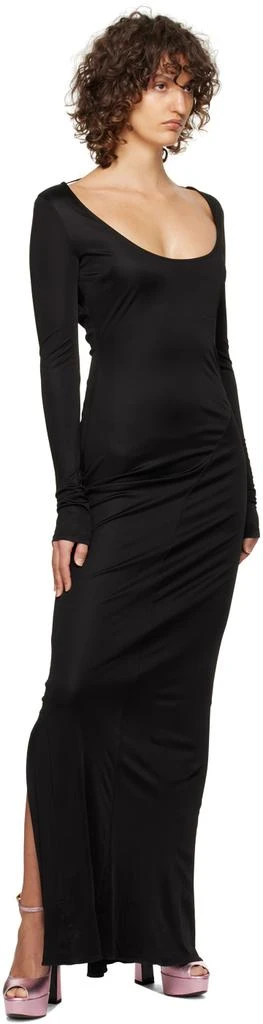 Tom Ford Black Low Back Maxi Dress 4