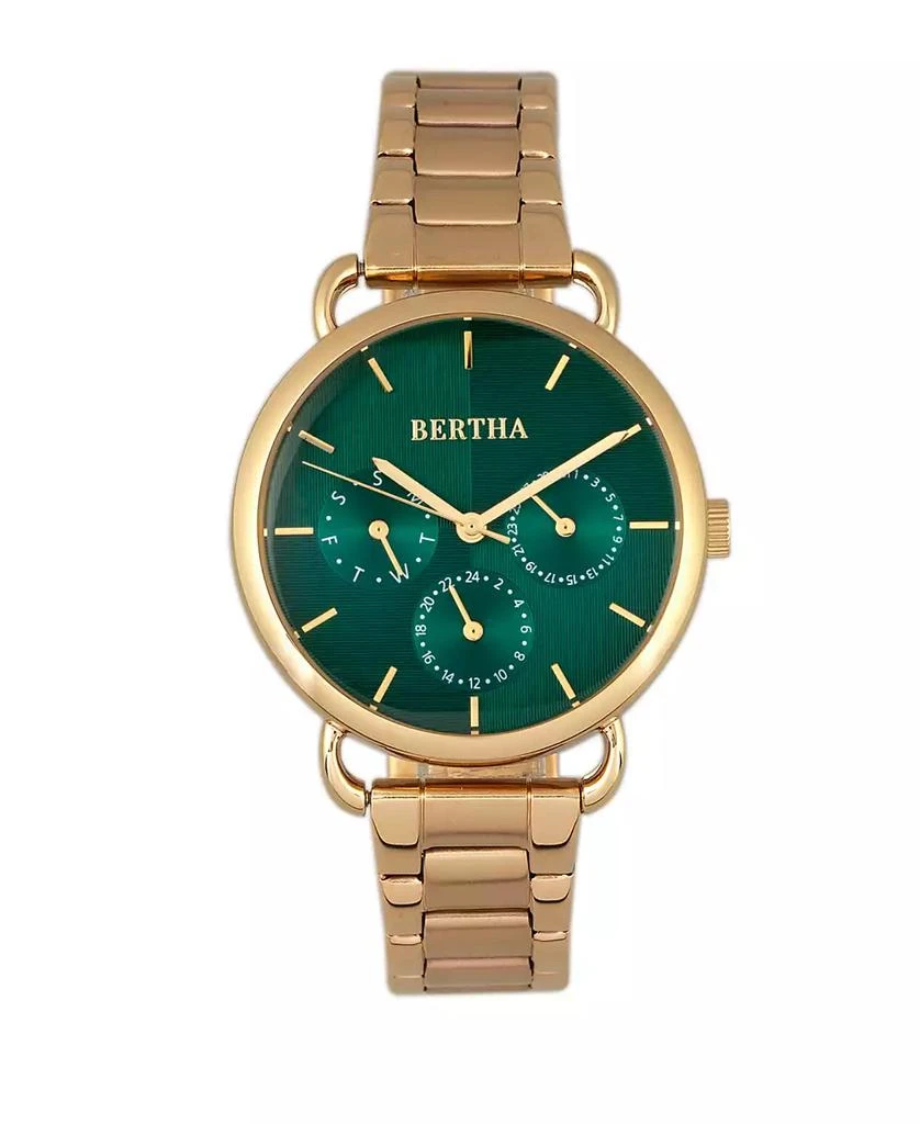 BERTHA Quartz Gwen Collection Gold Stainless Steel Watch 36Mm 1