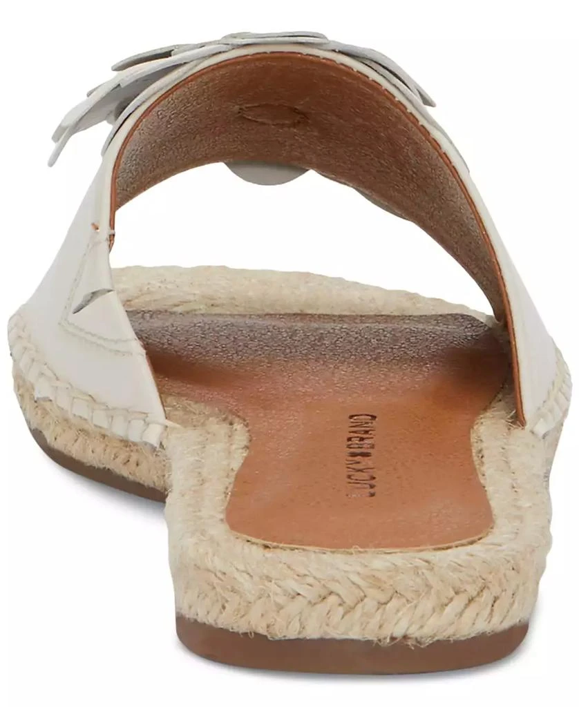 Lucky Brand Women's Biricha Flower Flat Sandals 3
