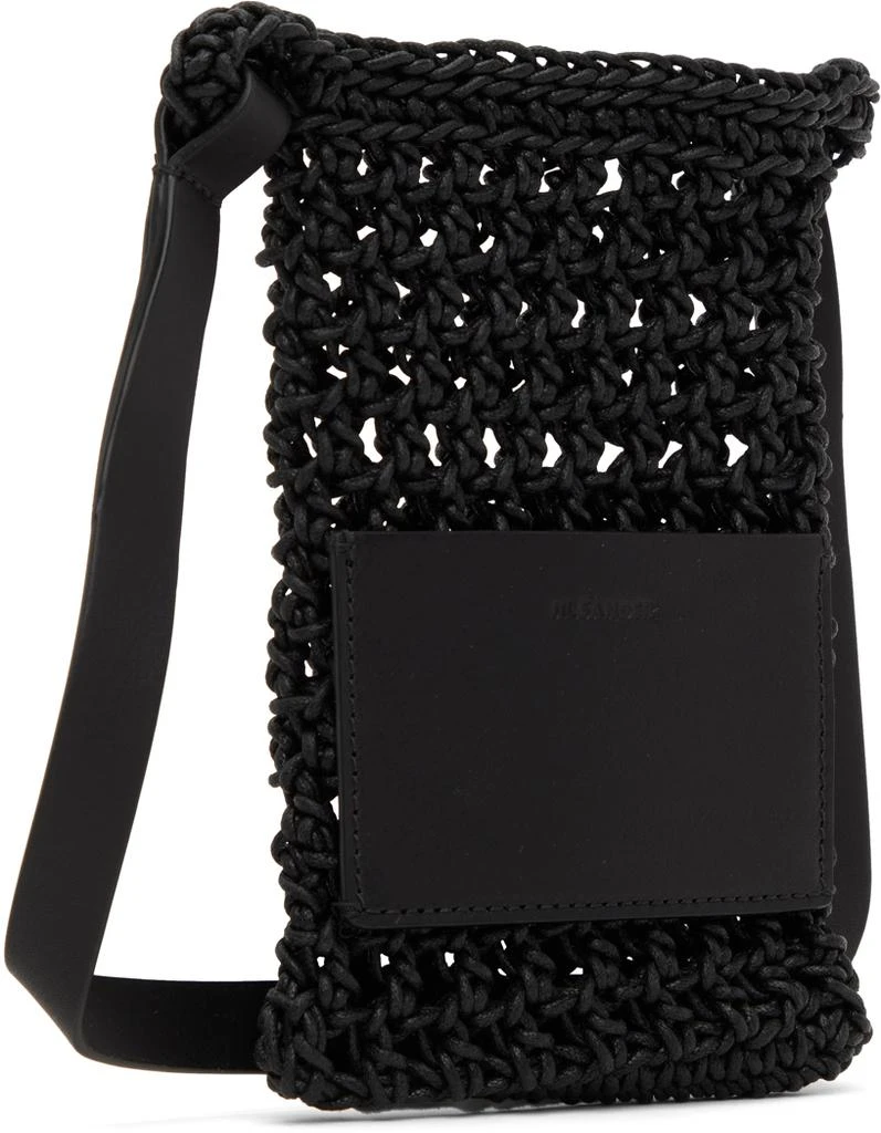 Jil Sander Black Net Passport Holder 2
