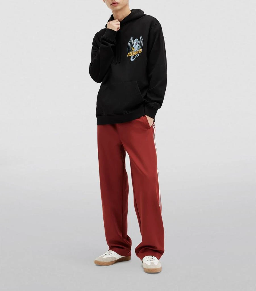 ALL SAINTS Cotton Dragon Skull Hoodie 2
