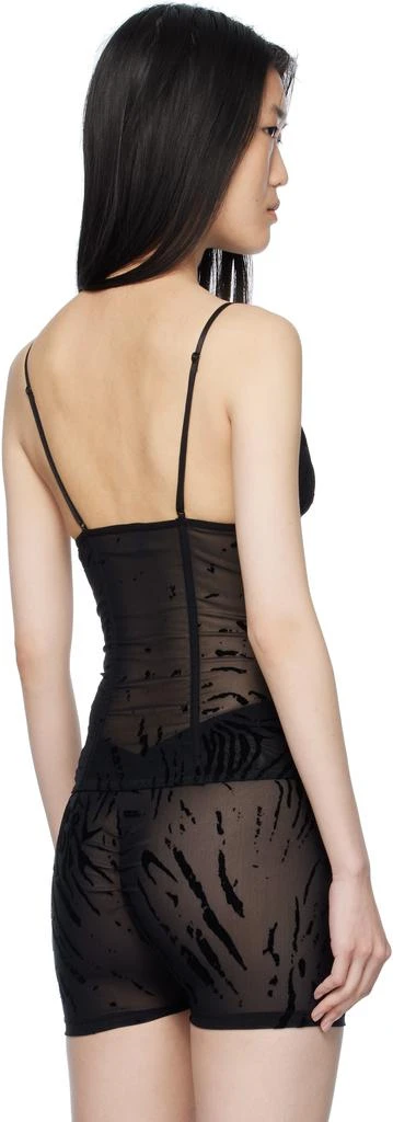 Poster Girl Black Doll Triangle Zebra Print Camisole 3
