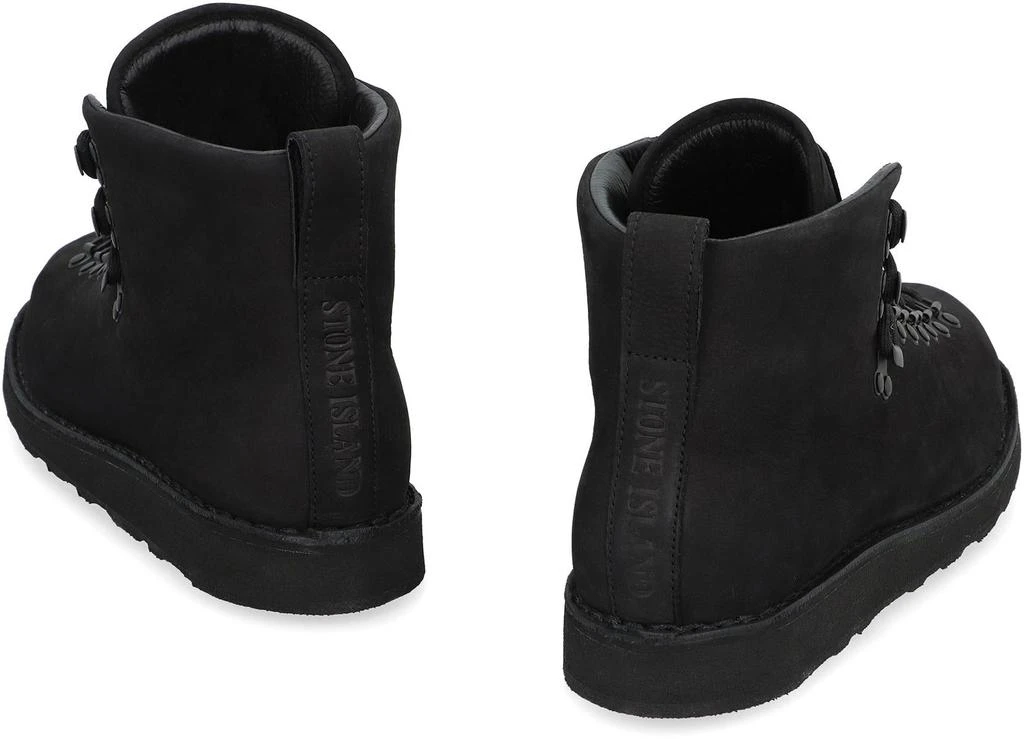 Stone Island Stone Island Leather Lace-Up Boots 4