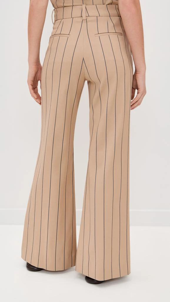 Rosie Assoulin Paneled and Piped Flare Pants 2