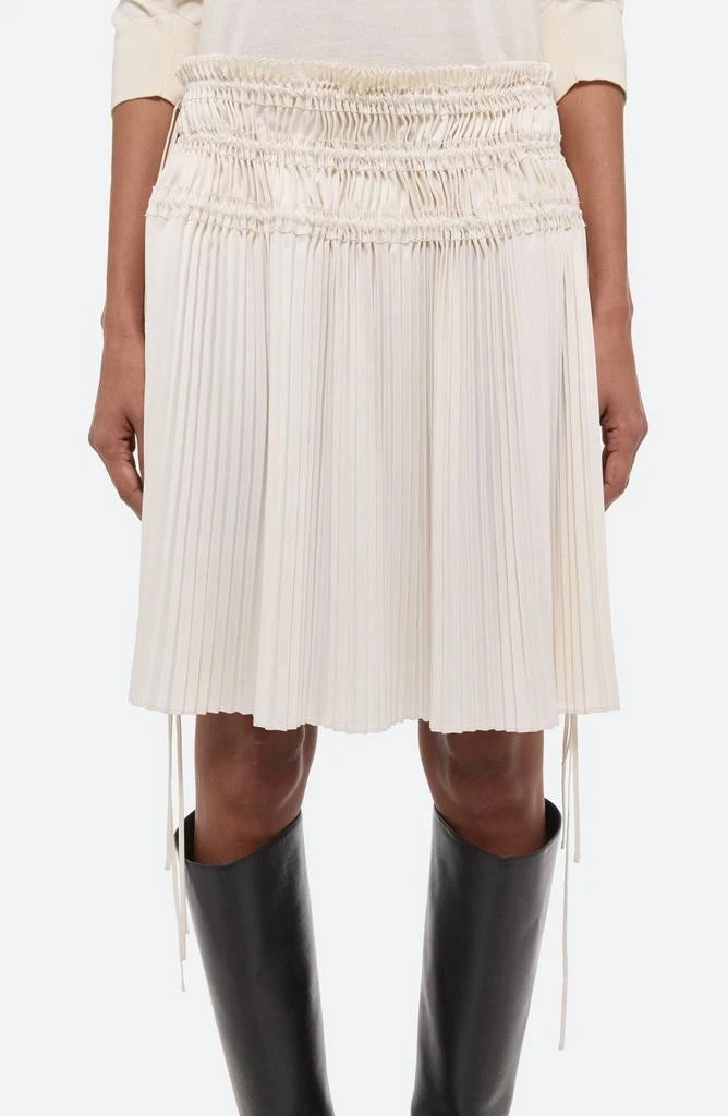 Helmut Lang Pleated Drawstring Waist Skirt 4