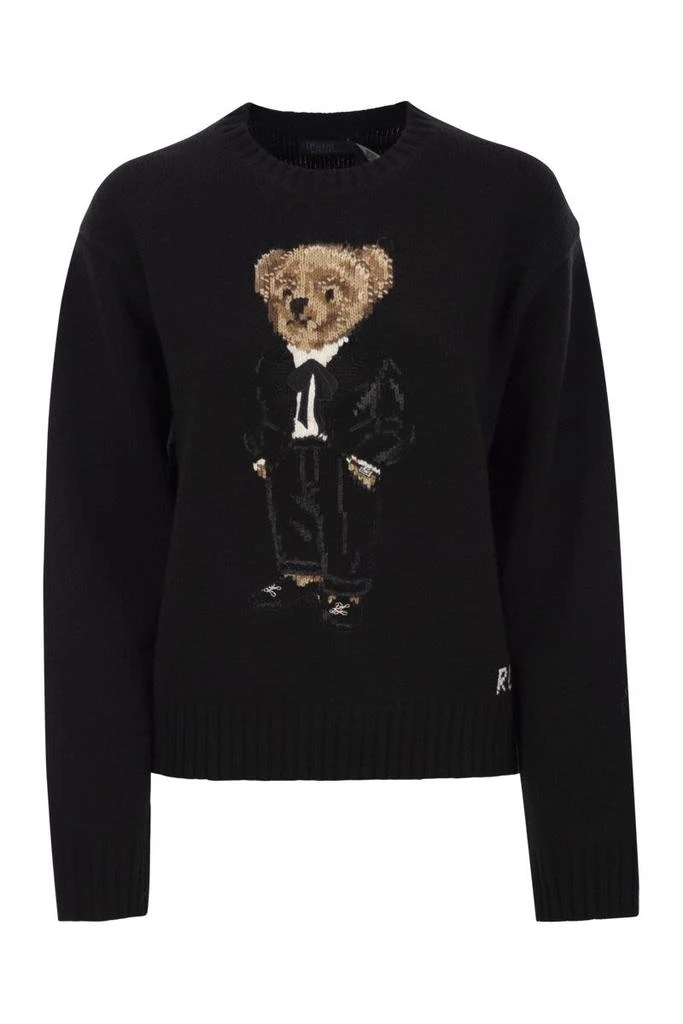 Ralph Lauren MAGLIA POLO BEAR IN LANA E CASHMERE 1