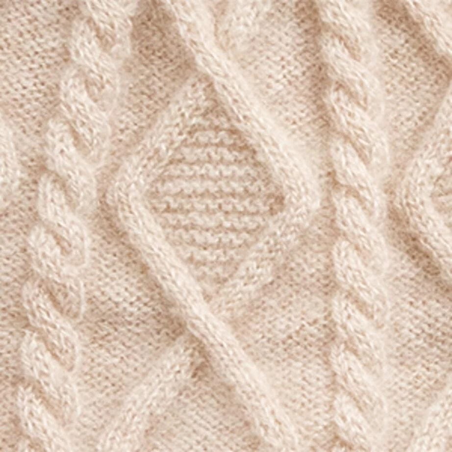 Harrods Cashmere Cable-Knit Beanie (0-24 Months) 4