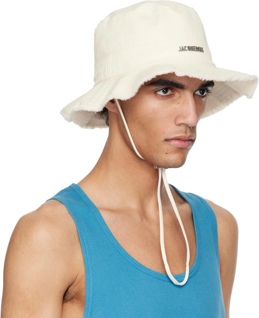 Jacquemus Off-White Les Classiques 'The Artichaut' Bucket Hat 2