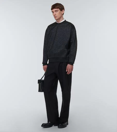 Jil Sander Metallic crewneck sweater 2