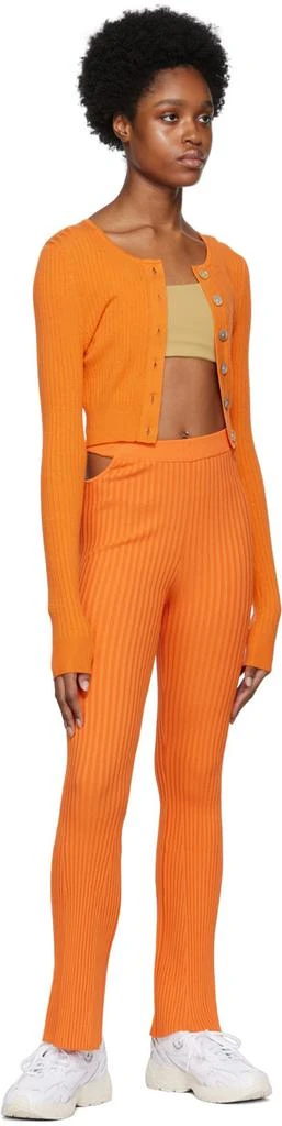 Live The Process Orange Rib Leggings 4
