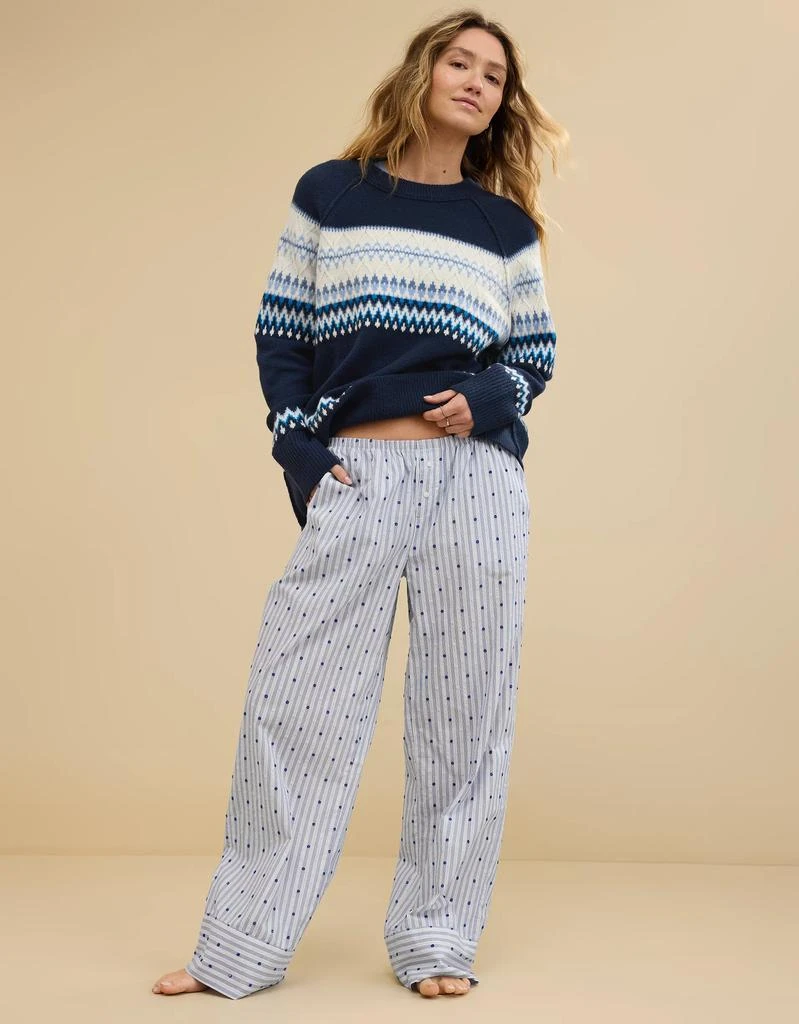 Aerie Aerie Off-Duty Poplin Trouser PJ 6