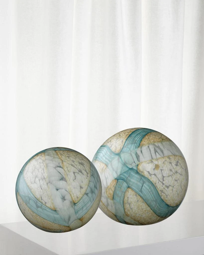 Jamie Young Cosmos Glass Balls, Set of 2 1