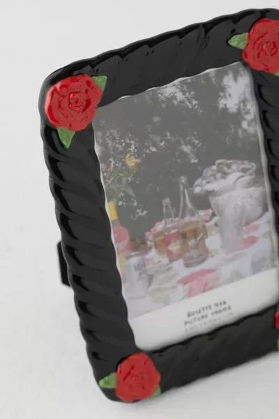 Urban Outfitters Rosebud 4" x 6" Ceramic Picture Frame 3