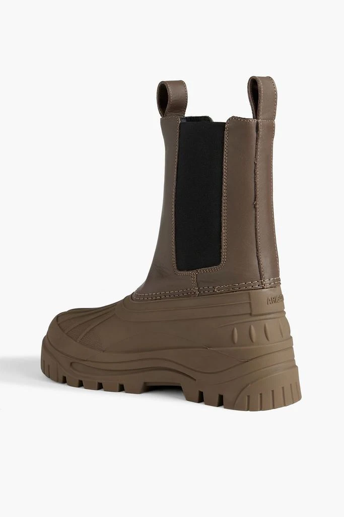 Axel Arigato Cryo leather and rubber rain boots 3
