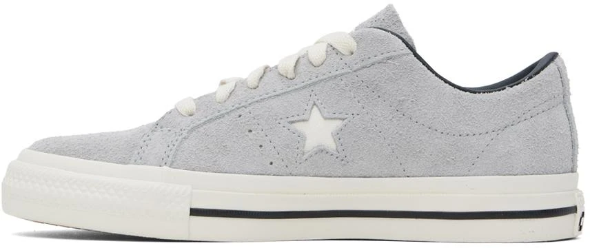 Converse Gray One Star Pro Low Top Sneakers 3