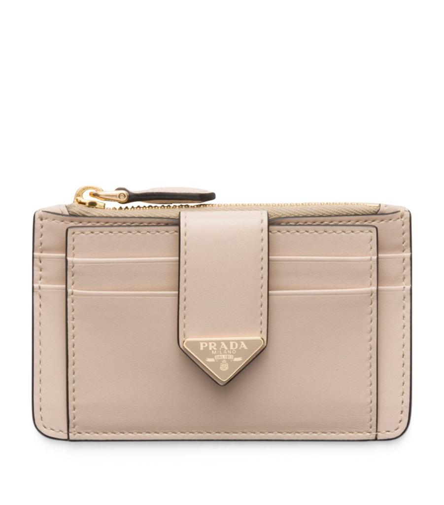 Prada Leather Bifold Card Holder