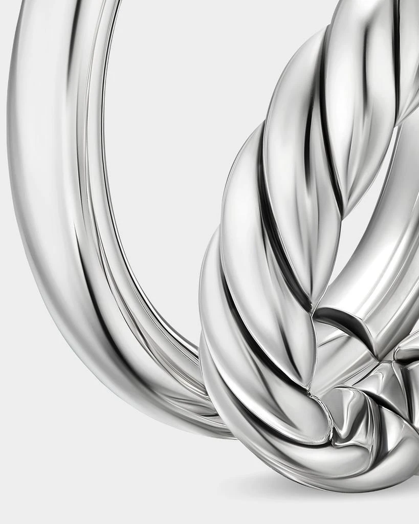 David Yurman DY Mercer 2-Row Ring in Silver, 8mm 4