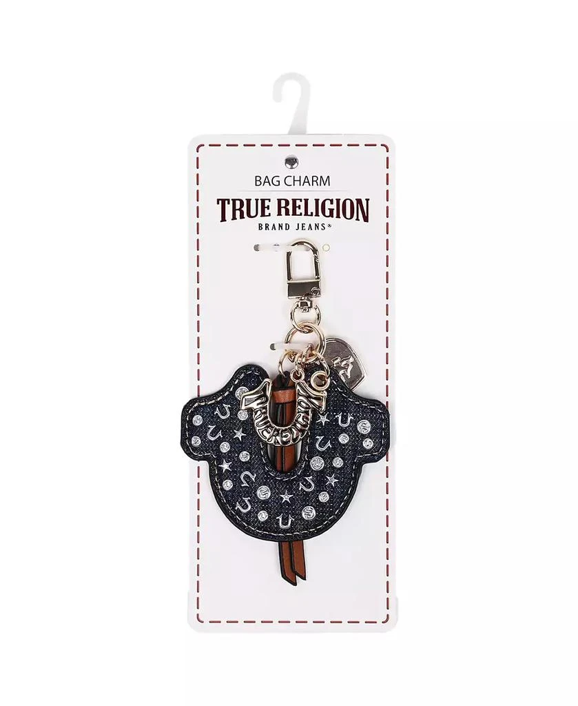 True Religion Denim Horseshoe Bag Charm 4