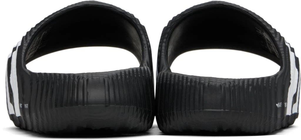Adidas Black Adilette 22 Pool Slides 2