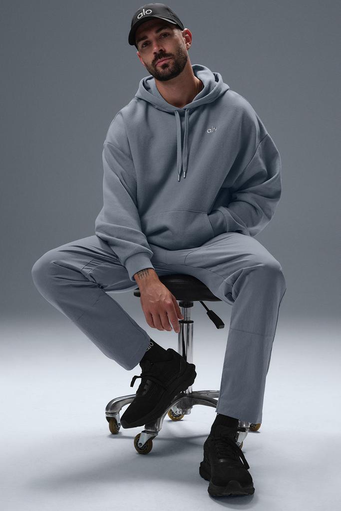 alo Accolade Hoodie ライトグレー フーディ　S Accolade Full Zip Hoodie - Athletic Heather Grey | ALO