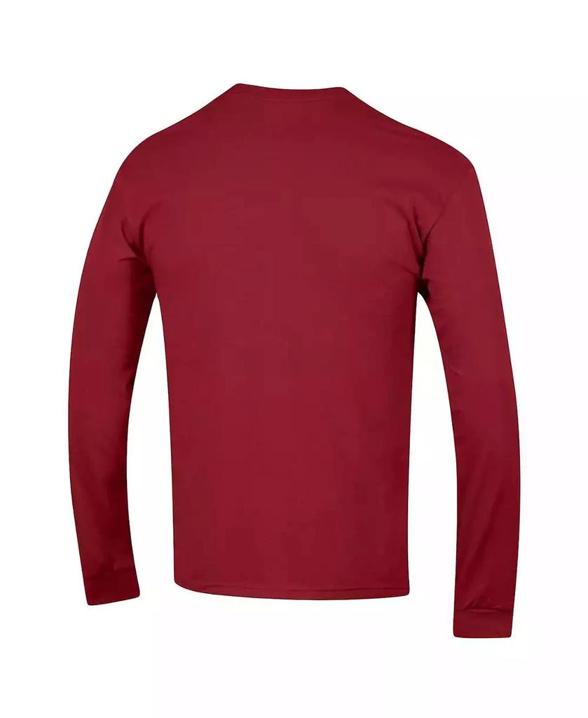 CHAMPION Men's Cardinal Stanford Cardinal High Motor Long Sleeve T-shirt 2